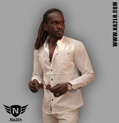 قميص قطني بأكمام طويلة